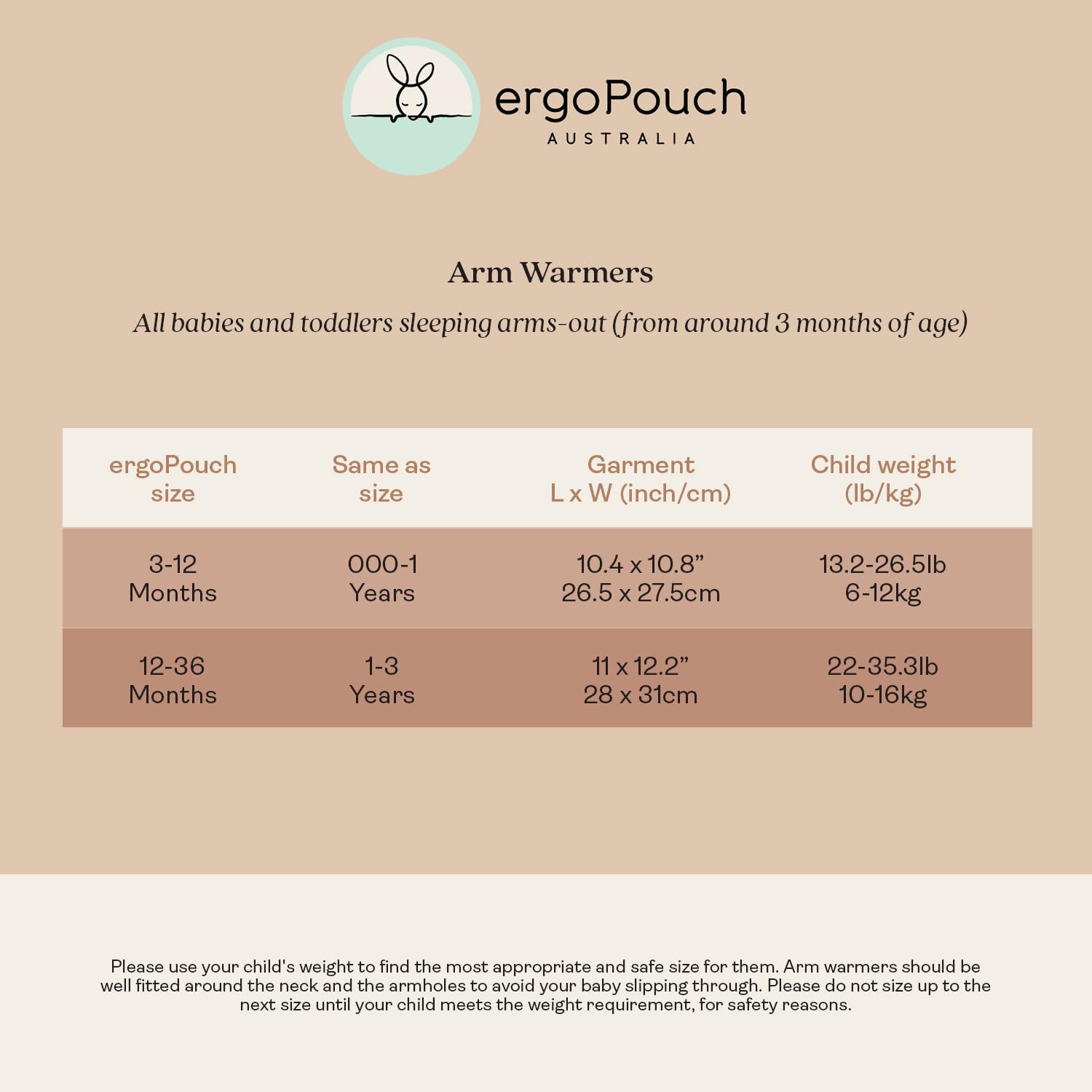 ergoPouch Arm Warmers – Add-On Sleeves to Layer Over Any Arms-Out Sleep Sack or Sleep Suit, Keep Baby’s Arms Warm - Image 6