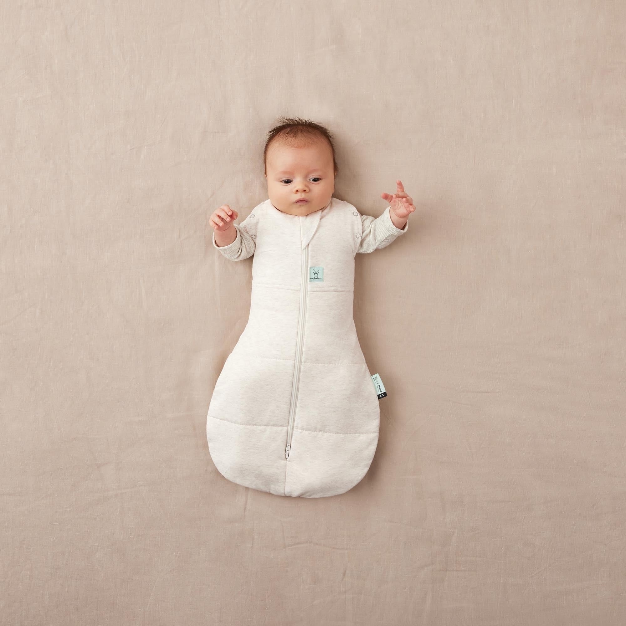 ergoPouch Cocoon Swaddle Sack 3.5 TOG - Baby Sleep Sack, Snug Fit Helps Calm Startle Reflex, Ideal for Arms in/Out Sleeping - Image 4