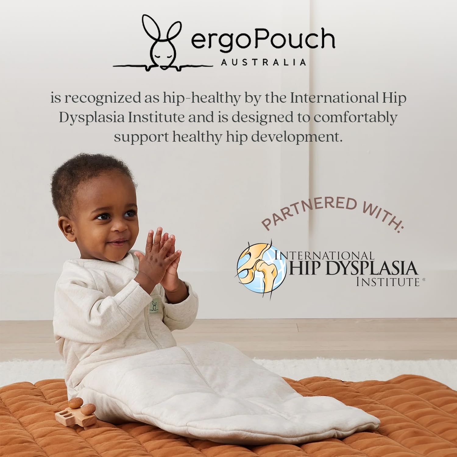 ergoPouch Jersey Sleeping Bag 1.0 TOG – Arms-Out Baby Sleep Sack, Ideal Transition from Swaddling, Slim Fit Keeps Baby Secure & Comfortable, Soft Breathable Fabric (3–12 Months, Daisies) - Image 5